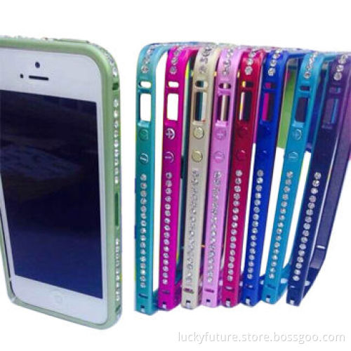Newest luxurious aluminum frame, bling diamond, for iPhone 4